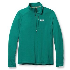 REI Co-op Swiftland Half-Zip Running Pullover Polartec Power Grid fleece Mens XL